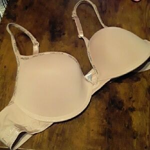 Nautica Intimates Beige Beautiful 36B Padded underwire Clasdic Push Up Bra